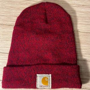 Carhartt Men's Black and Red Hat